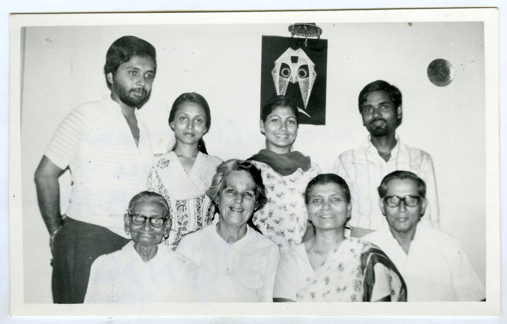 Beryl Howie, J. N. Noel and family, Christian Medical College and Hospital, Ludhiana, portrait