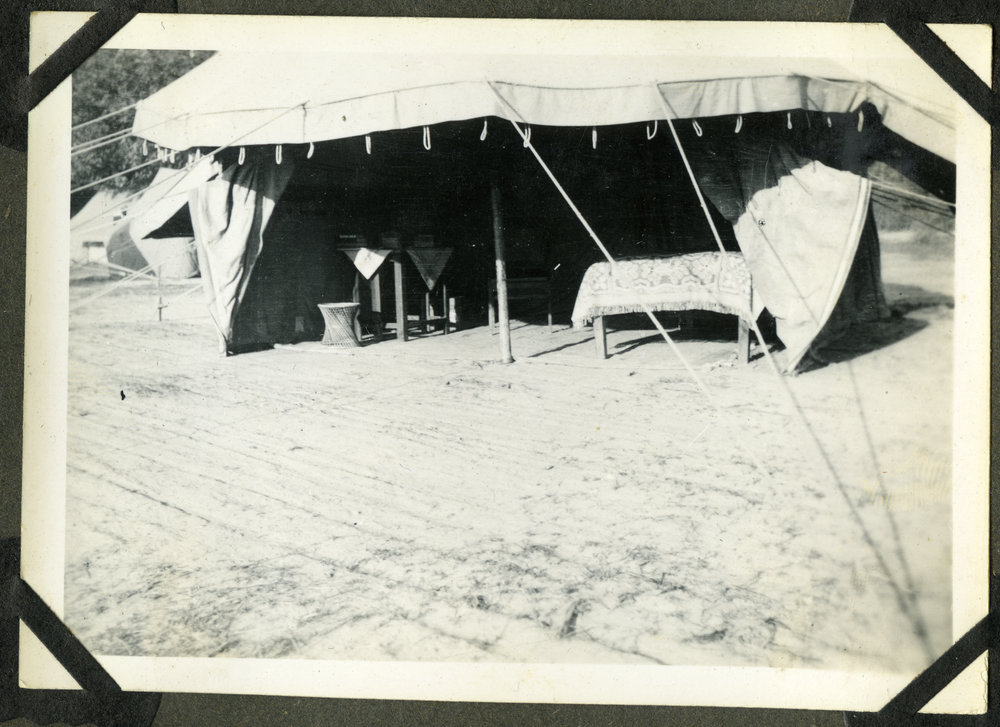 "My Winter residence," Lawana Camp, 1939