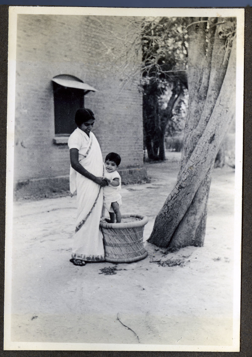 "Johnnie," a mother and son, India