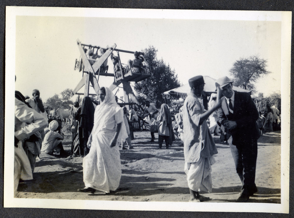"A corner of the Fair grounds," Bilaspur Mela (Fair) 