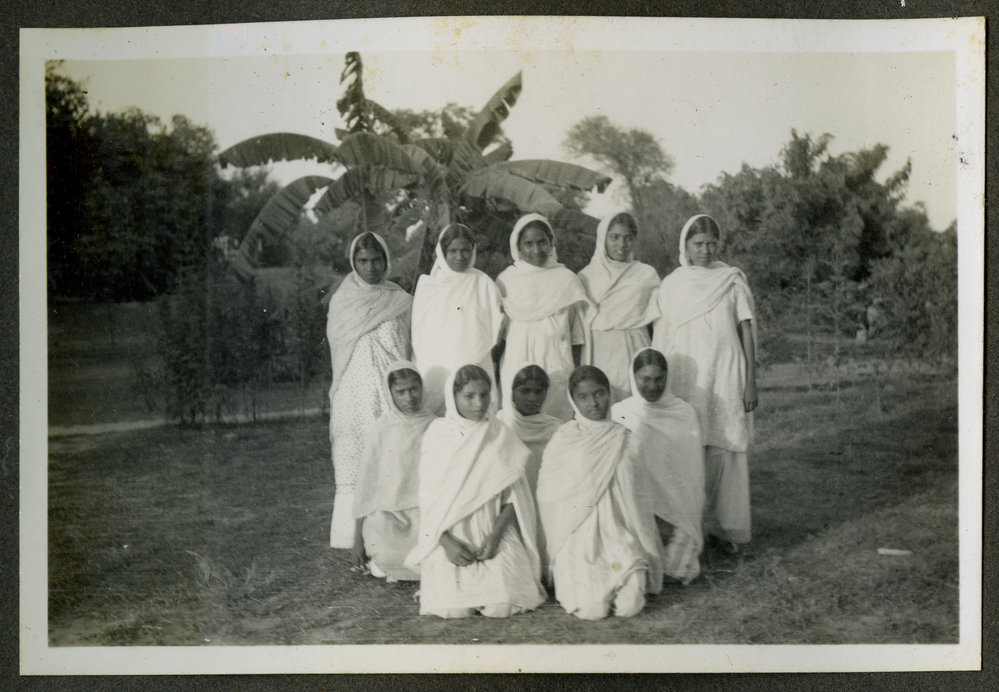 "Senior girls at Boarding School, 1938"