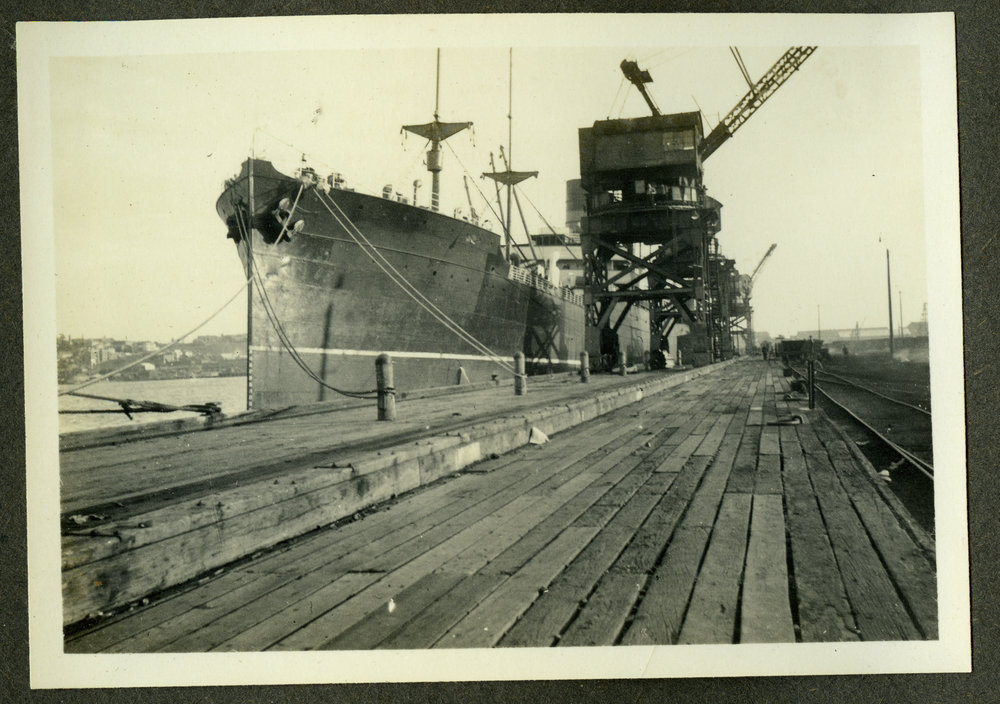 "The Narbada Coaling at Newcastle," to India, 1935