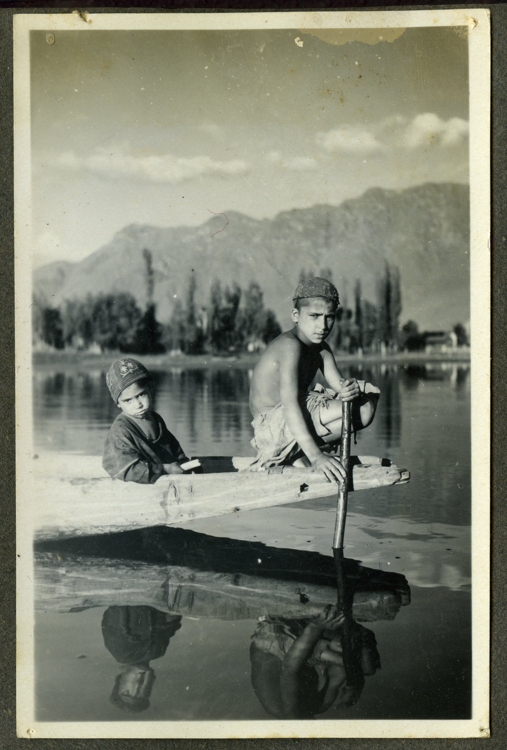 "Boys on a lake"