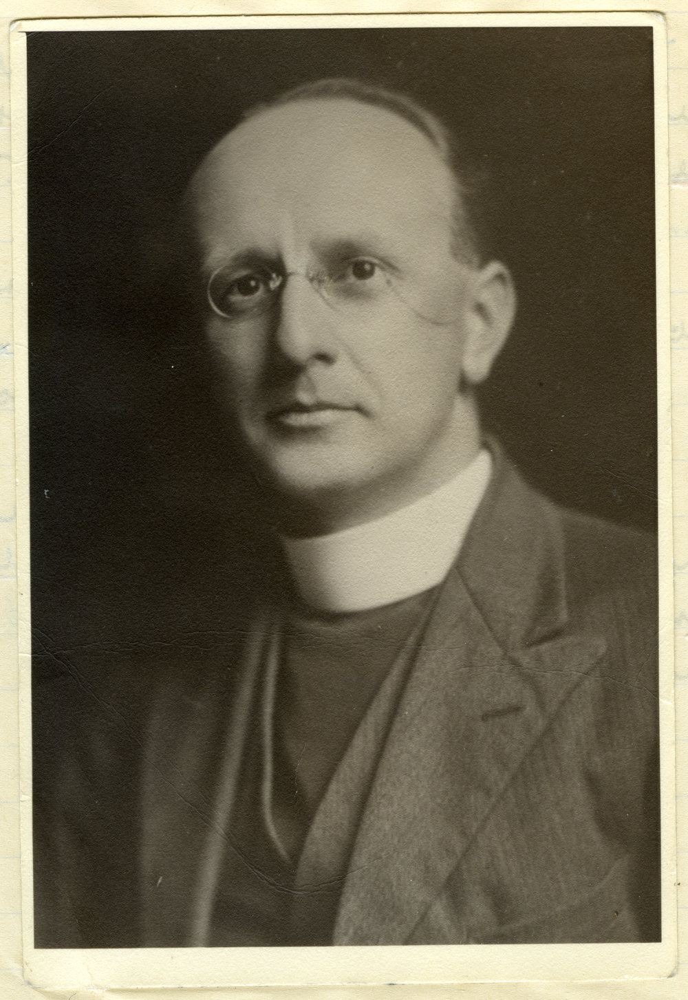 Reverend J. L. Gray, portrait, Jagadhri 