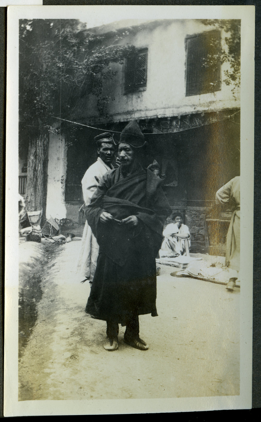 "Leh," Unidentified men in traditional dress, Lahdak, India