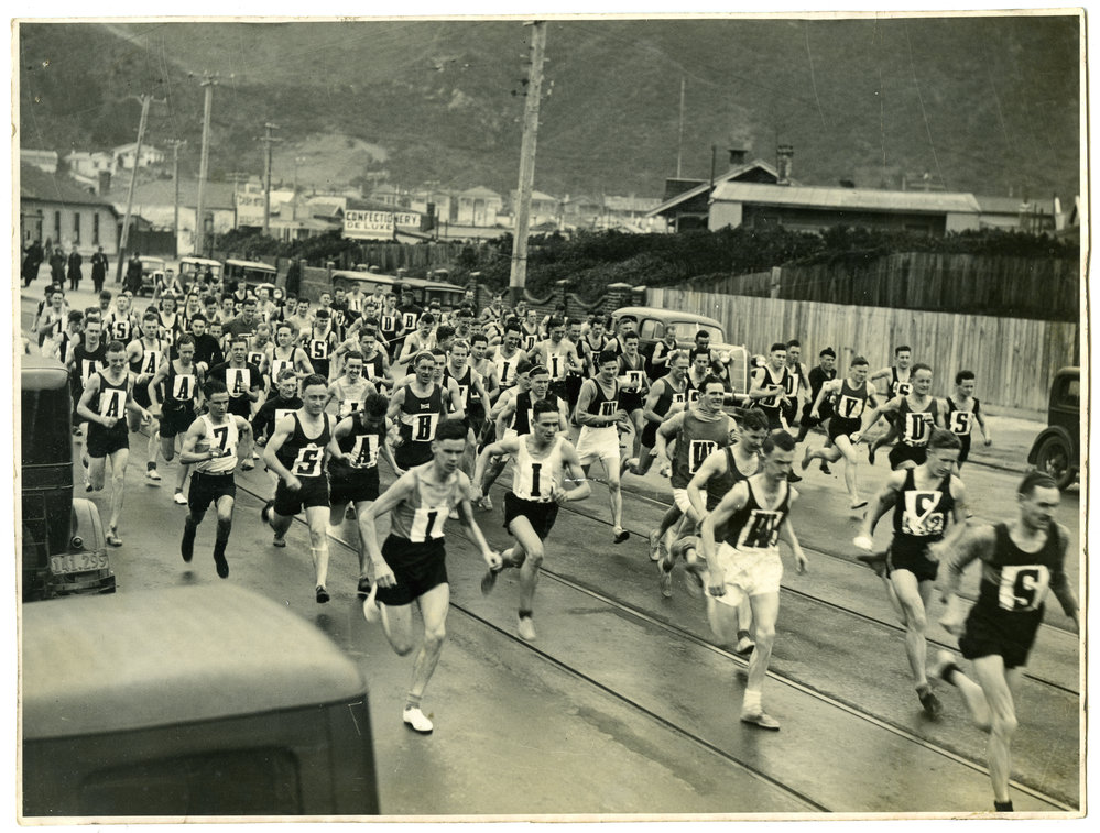 "Vosseler Shield, Lyall Bay, 1938," Presbyterian Harrier Club - Wellington 