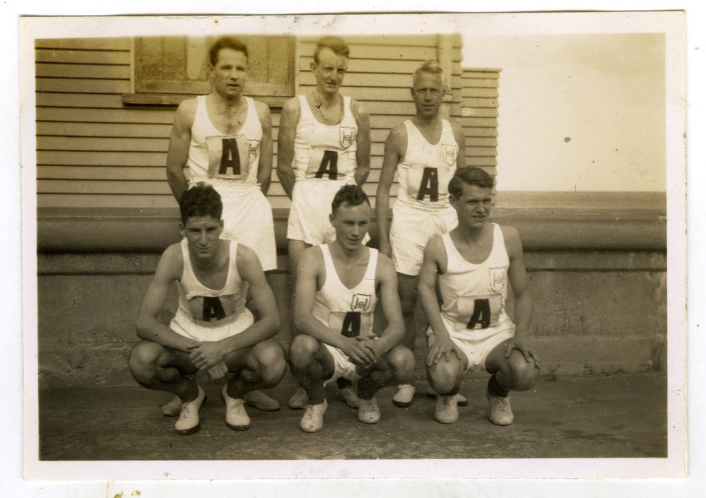 "St. Andrew's Trophy Race, Wellington, 1946," Auckland team 