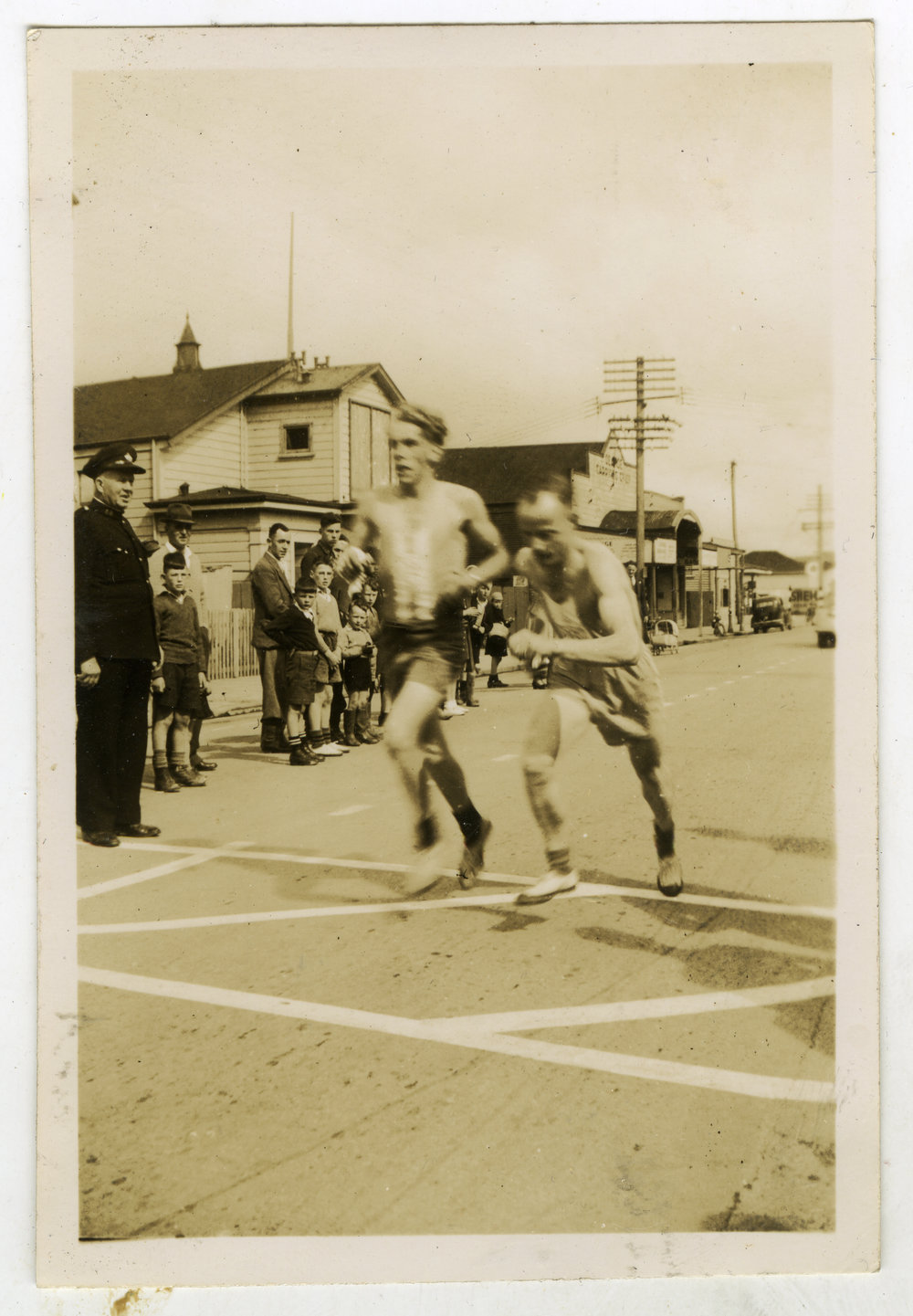 "Bruce and Purdie," Relay race, 1948, Presbyterian Harrier Club