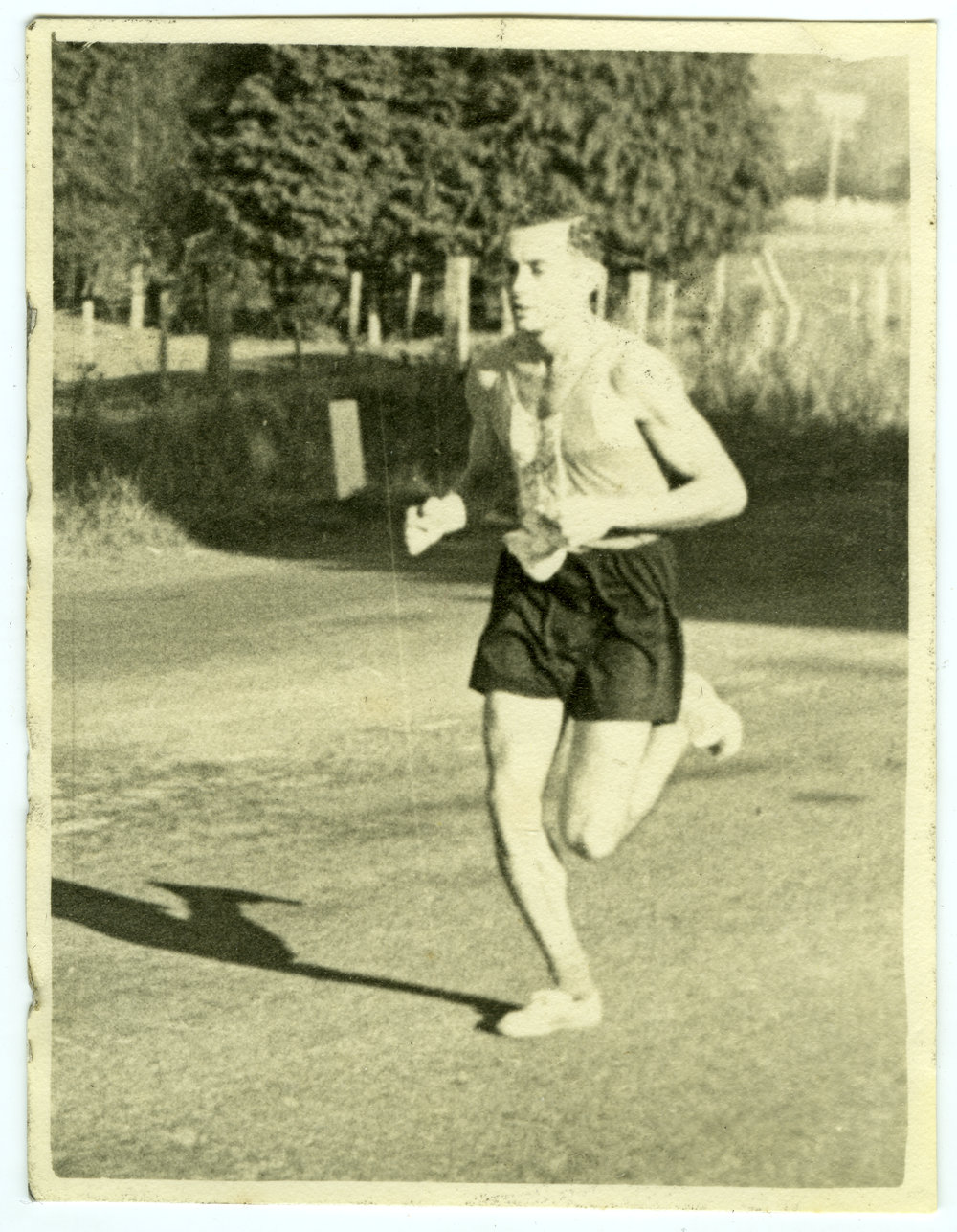 "Dave Singer (Where's Upper Hut!)," Relay Race, 1949 - Presbyterian Harrier Club, Wellington