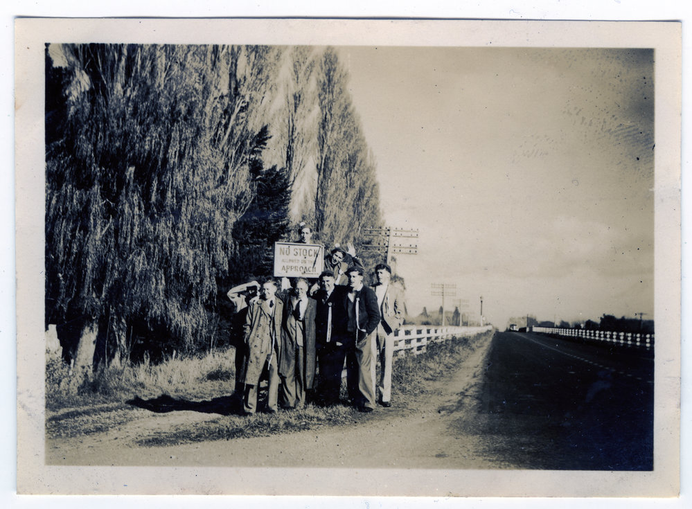 "At Ashburton, on the way down, St. Andrew's Trophy - Timaru, 1950," Presbyterian Harrier Club - Wellington 