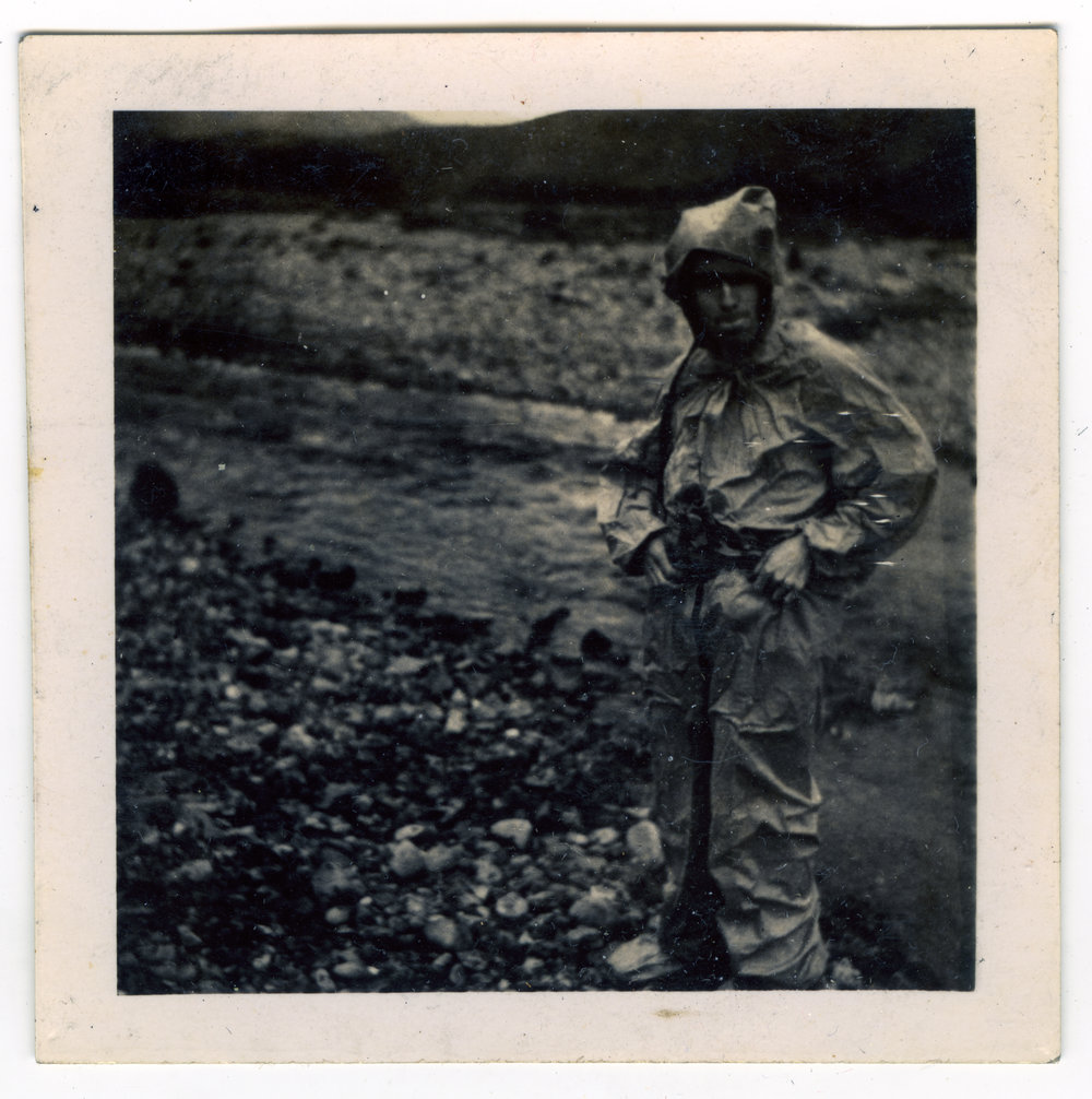 "What had Ross Dunn to make him look so worried about," The 1950 Tramp - Back to the Orongorongo Valley, Presbyterian Harrier Club - Wellington 