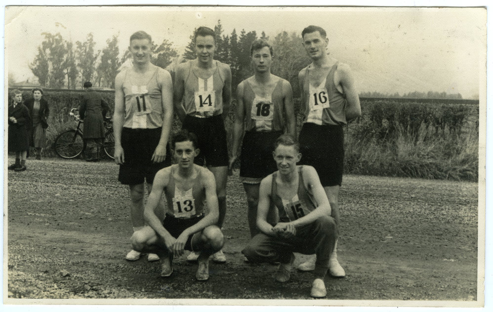"The Team, St. Andrew's Trophy Race, 1952, Christchurch," Presbyterian Harrier Race-  Wellington 