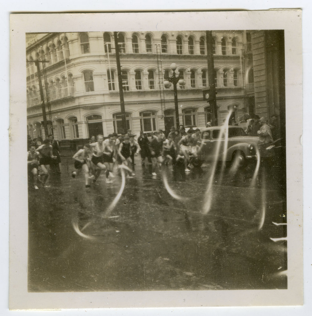 "The start, Masterton Relay, 1952," Presbyterian Harrier Club - Wellington