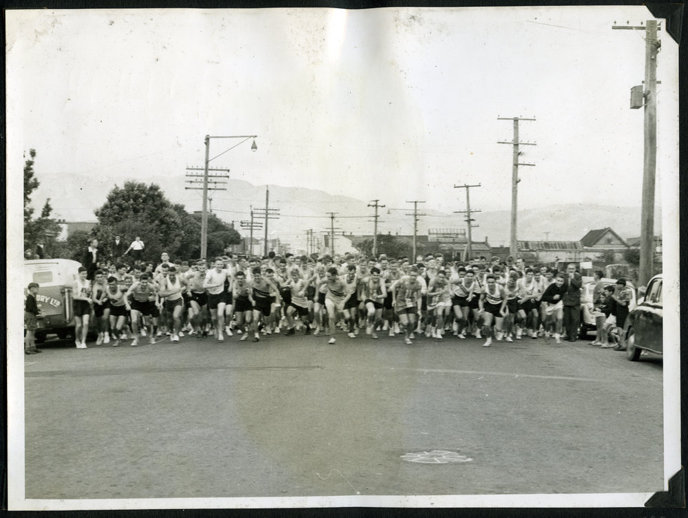"Official opening - Wellington Centre, Petone," Presbyterian Harrier Club - Wellington