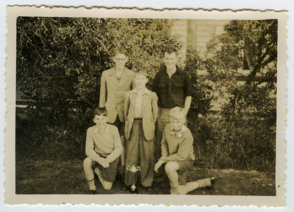 "Kilbirnie Boys with Coach," Presbyterian Harrier Club - Wellington