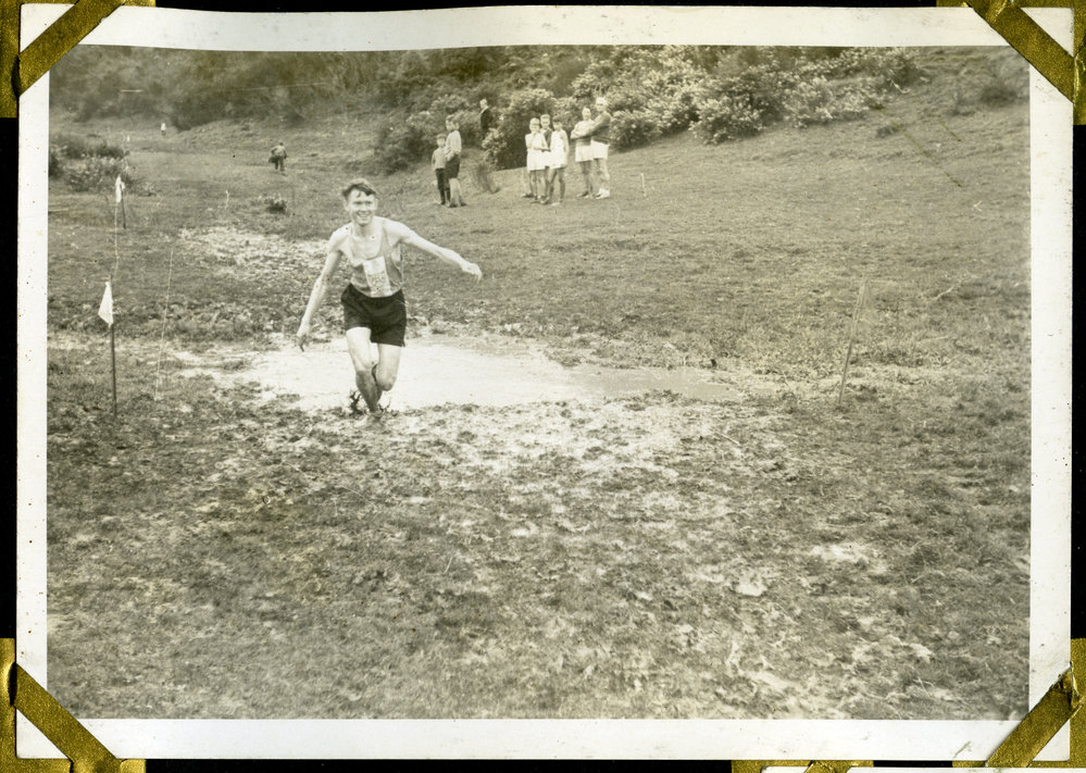 "It's not at all funny, John Caughley," Shaw Baton Relay Race, Johnsonville, 1960, Presbyterian Harrier Club - Wellington