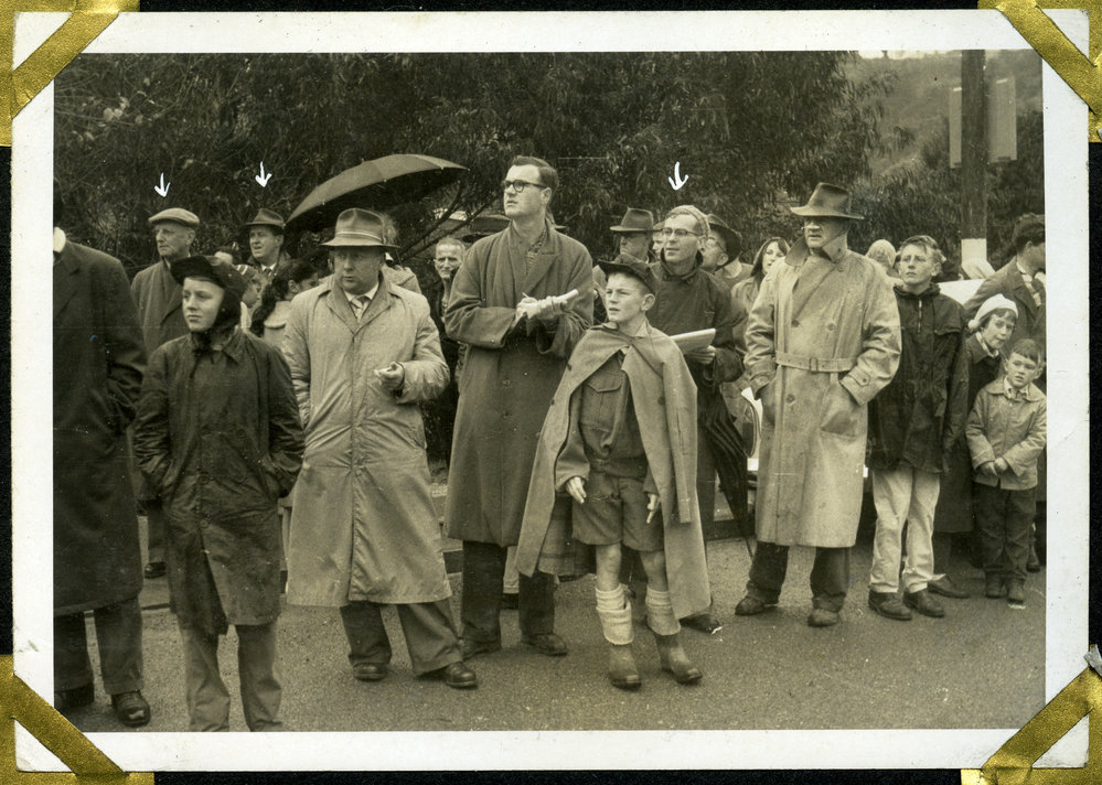 "Wait for it....someone's coming!" St. Andrew's Trophy, 1960, Presbyterian Harrier Club - Wellington