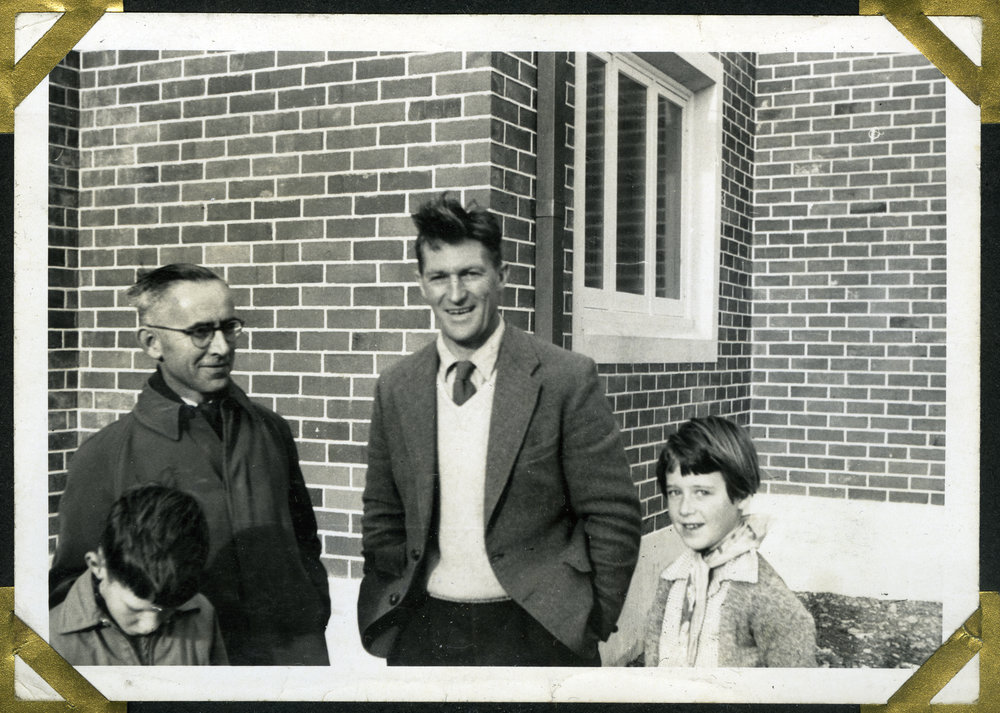"Vice-Presidents Cass Seelye and Holmes Miller," St. Andrew's Trophy, 1960, Presbyterian Harrier Club - Wellington