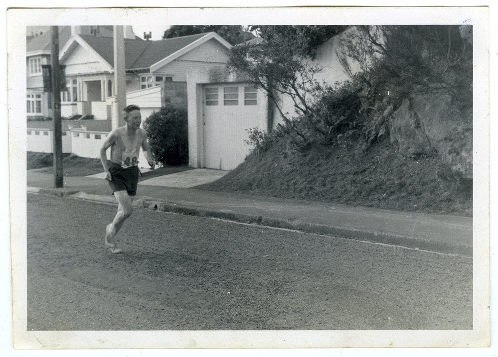 "He wasn't late for his one: Don Clement," Martin Shield, Karori, 1961, Presbyterian Harrier Club - Wellington