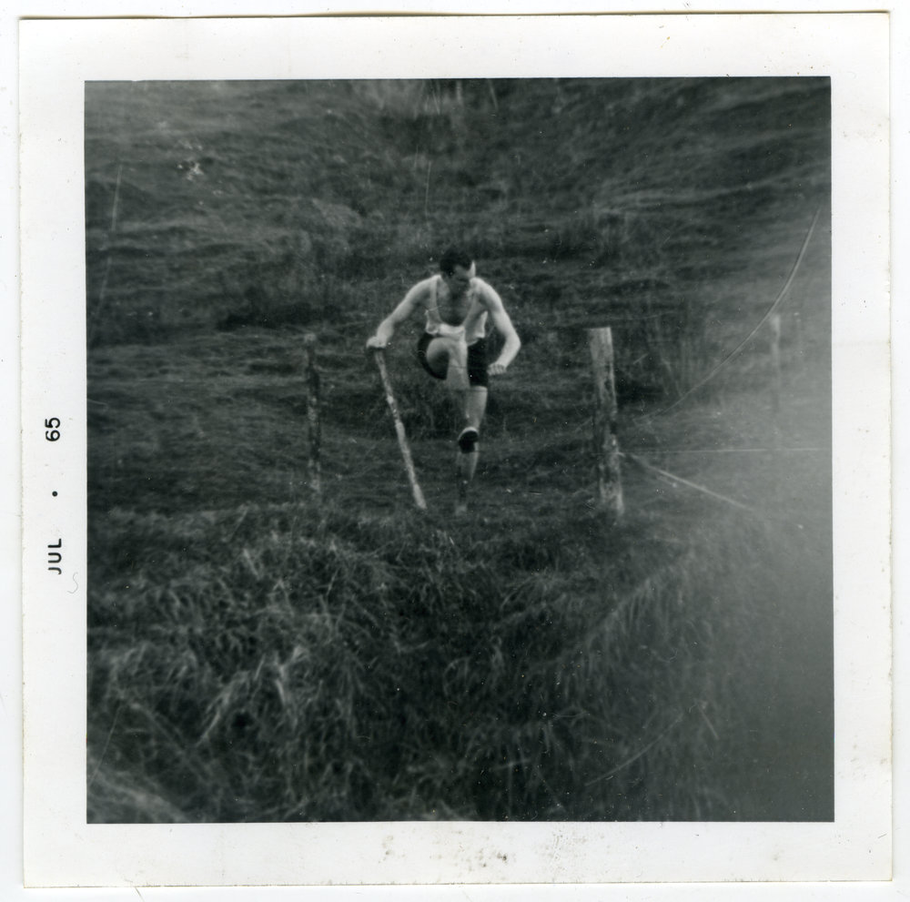 "Keith Stewart; How NOT to get over a fence," Club Championships, Presbyterian Harrier Club - Wellington