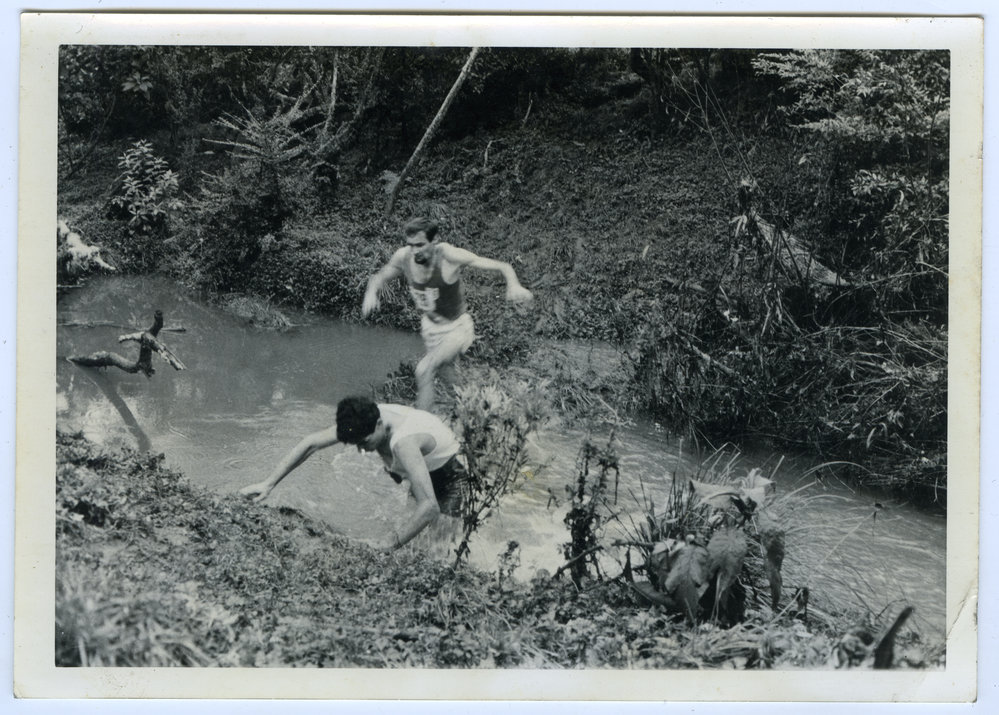 "Normal Auckland, soaking wet conditions; John Boswell," St. Andrew's Trophy Race, 1968, Presbyterian Harrier Club - Wellington