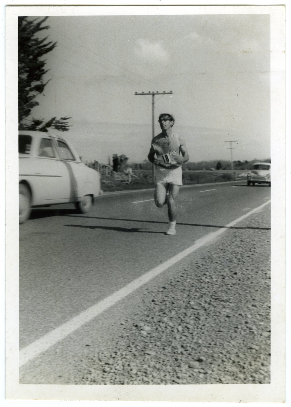 "Lap 9. Vince Dunbar," Masterton Relay, 1968, Presbyterian Harrier Club - Wellington