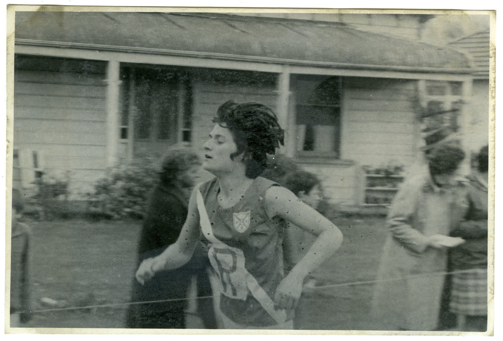 "Alison Askin, who briefly broke down the bastions of male chauvinism in PHC," Presbyterian Harrier Club - Wellington