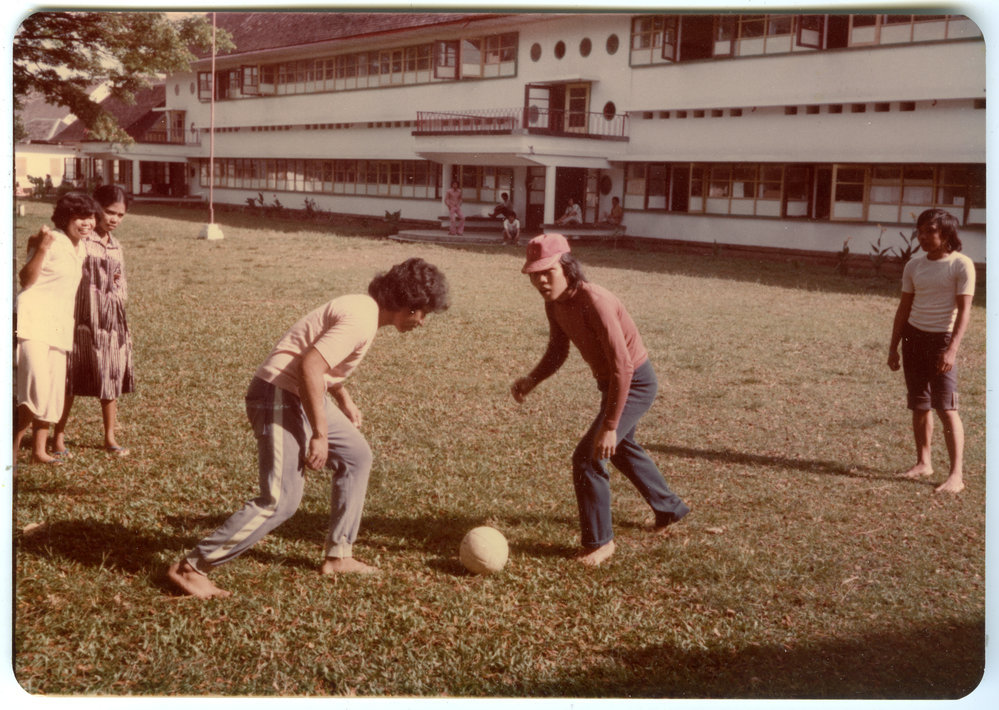 Soleman Balamu and Adri Massie Plying Soccer