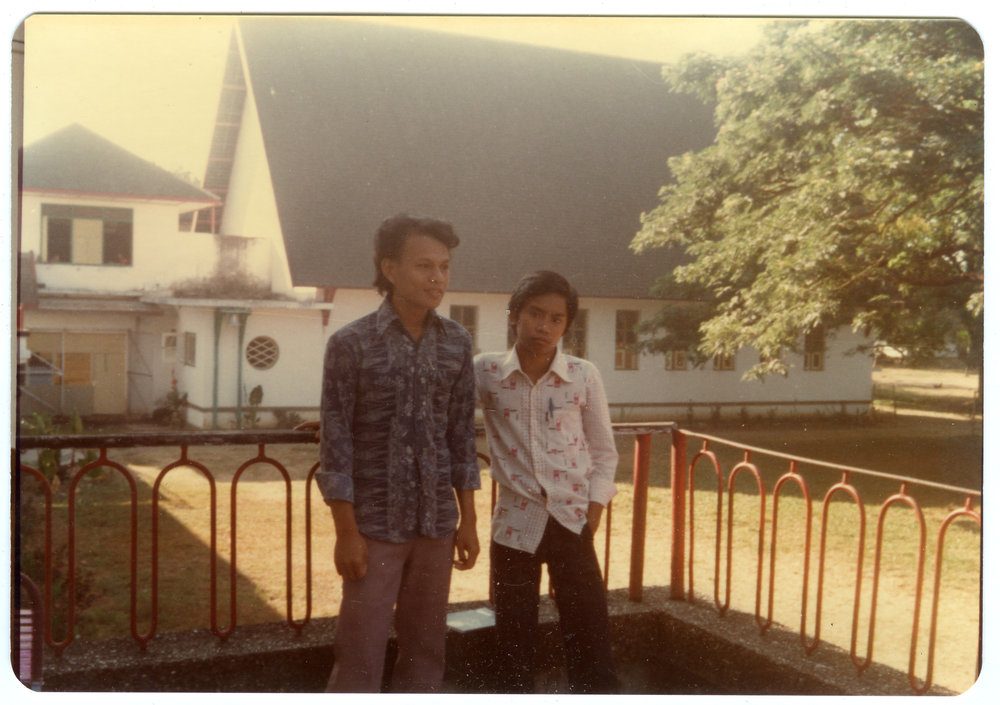 Desmon Kantjai with a Friend