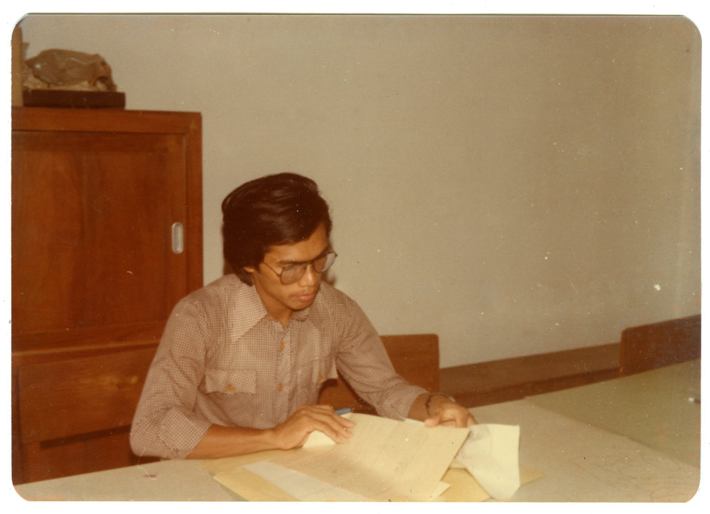 Johanes Rante Banu at the Study Room