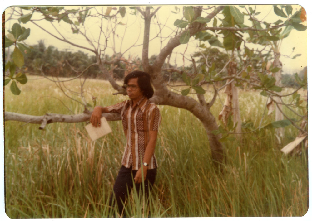 Andarias Outside the Home of Ruben Kapa's Parents