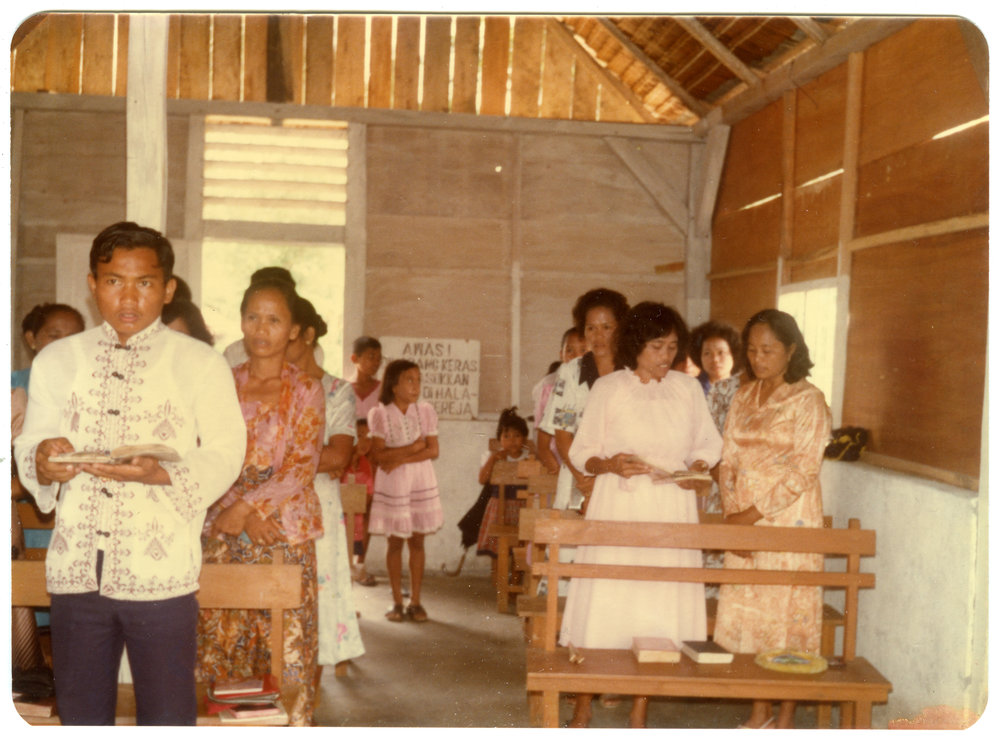 Part of the Morning Congregation at Ujung Lamuru