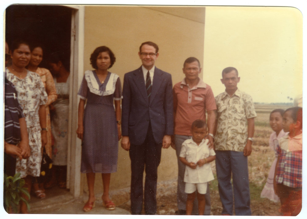 Part of the Morning Congregation with Robert Patterson at Ujung Lamuru