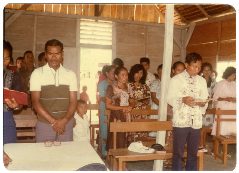 Part of the Morning Congregation at Ujung Lamuru