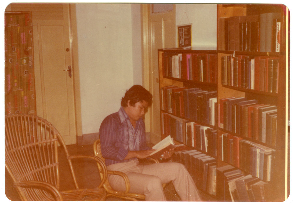 Nius Mbatono Reading at Robert Patterson's House
