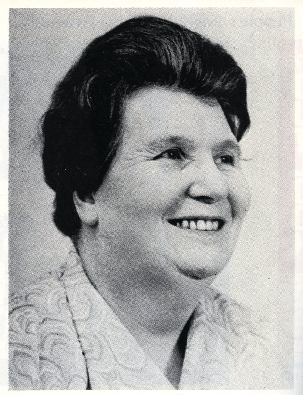 Miss I. Paterson, Matron of Knox College
