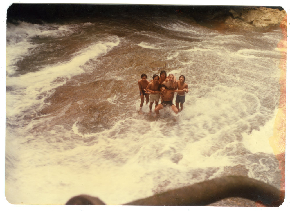 Student Group with Robert Patterson at Bantimurung Waterfall