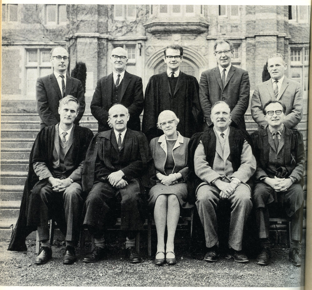 Theological Hall Staff 1969