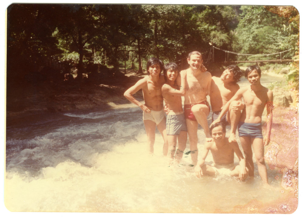 Group of Students with Robert Patterson at Bantimurung