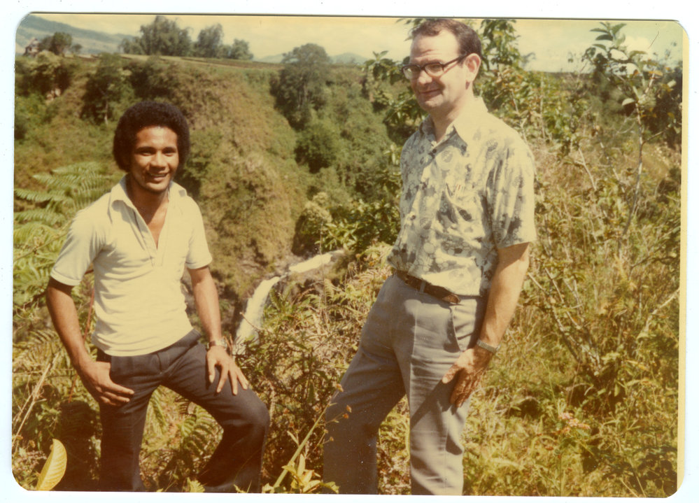 Ekson Tonoro and Robert Patterson on Hill Ridge