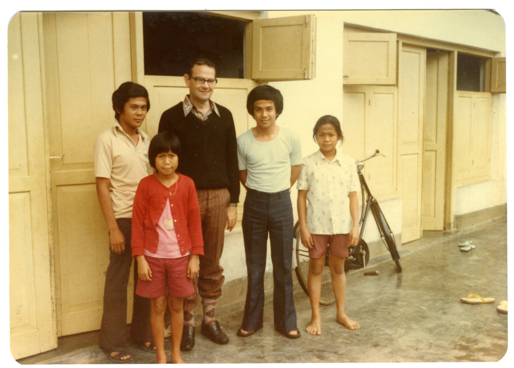 Group Outside the Home of he Kebangnga Family in Rantepao