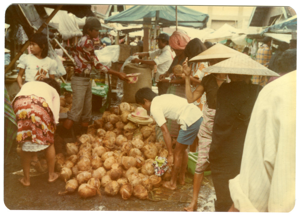 A Coconut Stall at the Rantepao Market
