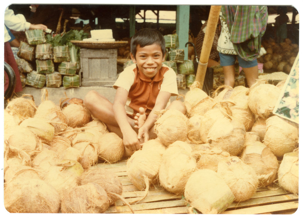 A Coconut Stall at the Rantepao Market