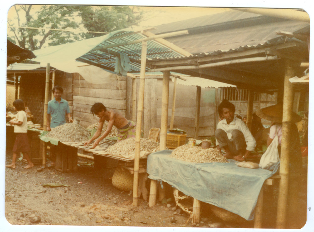 Stall for Dried Fish (ikan mairo), at the Rantpao Market