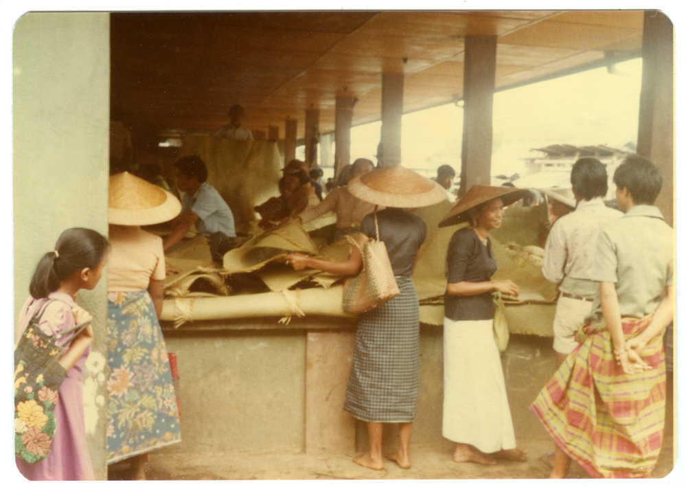 The Mats (tikar) Stall at Rantepao Market
