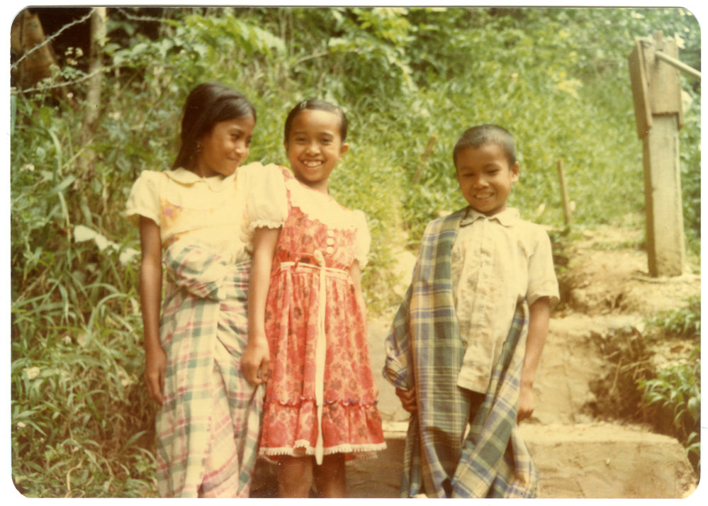 Children who Accompanied Andarias Lebang and Robert Patterson at Kete