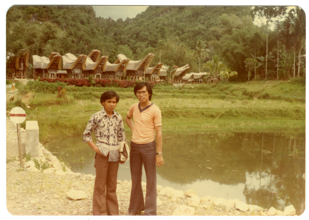 Andarias Lebang and Johanes Rante Banu Outside Kete
