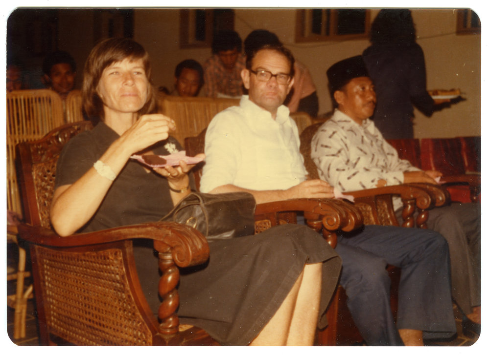 Having a Cup of Tea at the Birthday Anniversary