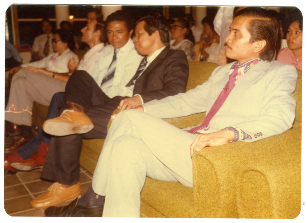 Group in a Hall at the Anniversary Celebrations