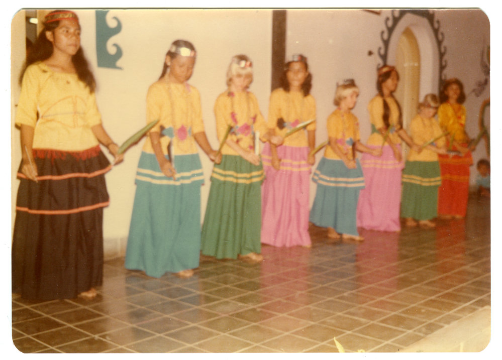 Children of Staff Members in Traditional Poso Costume